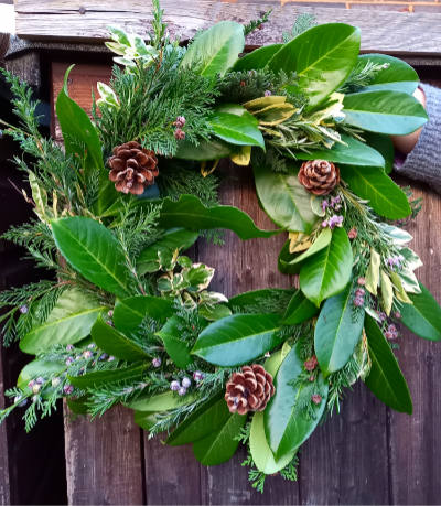 Growing People - Handmade Xmas Wreaths - 2022